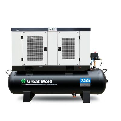 Καλή τιμή 7.5KW συνθετικός μεγάλος αεροσυμπιεστής τοίχου που παρέχει σταθερή και συνεχής παροχή αέρα για βαριά βιομηχανικά μηχανήματα σε απευθείας σύνδεση